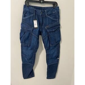 New G-Star Rovic Zip 3D Tapered Denim Jeans Size 28/32